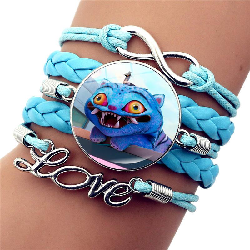 Anime Kpop Demon Hunters Cosplay Prop Rumi Mira Zoey Pulsera Trenzada Figura Pareja Pulseras Joyas Regalos Para Ni Os As Entertaining Safe