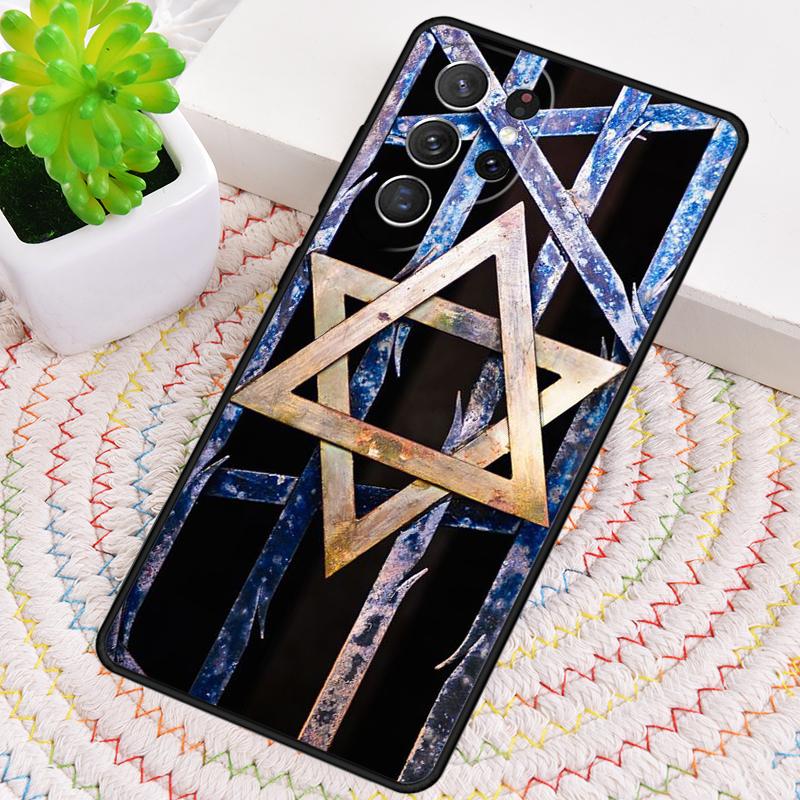 David Jewish Star Symbol Phone Case for Samsung Galaxy note 10 pro S26 Ultra S23 S24 FE S25 S21 S22 PLUS shockproof Cove