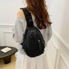 Denim Chest Bag Women's Shoulder Bag General Bag Lightweight Student Crossbody Bag