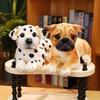 30cm Realistic Pet Dog Plush Toys  Husky  Dalmatian  Beagle Stuffed Animal Dolls  Graduation Season Gift Cute Companion Decor