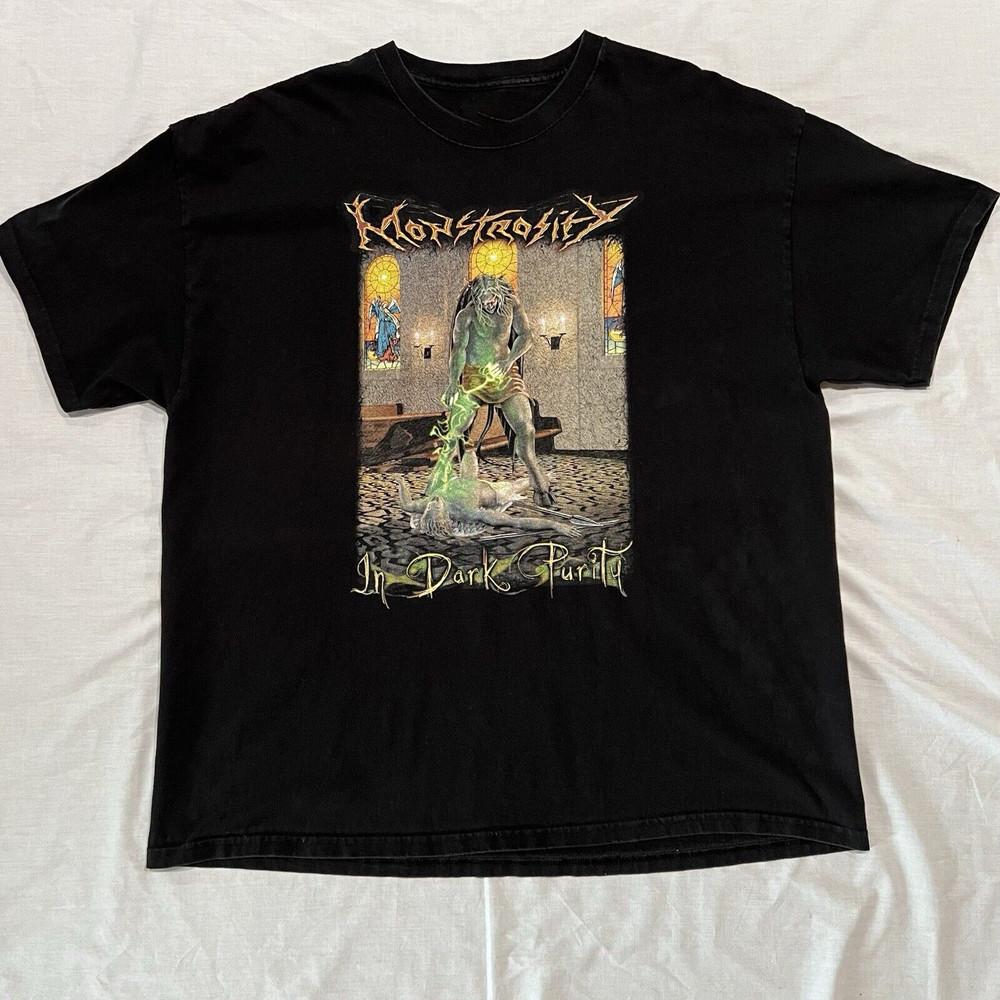 

Monstrosity In Dark Purity Black Tee Cotton Shirt For Men Women SB276 Unisex T-Shirt XXXXL