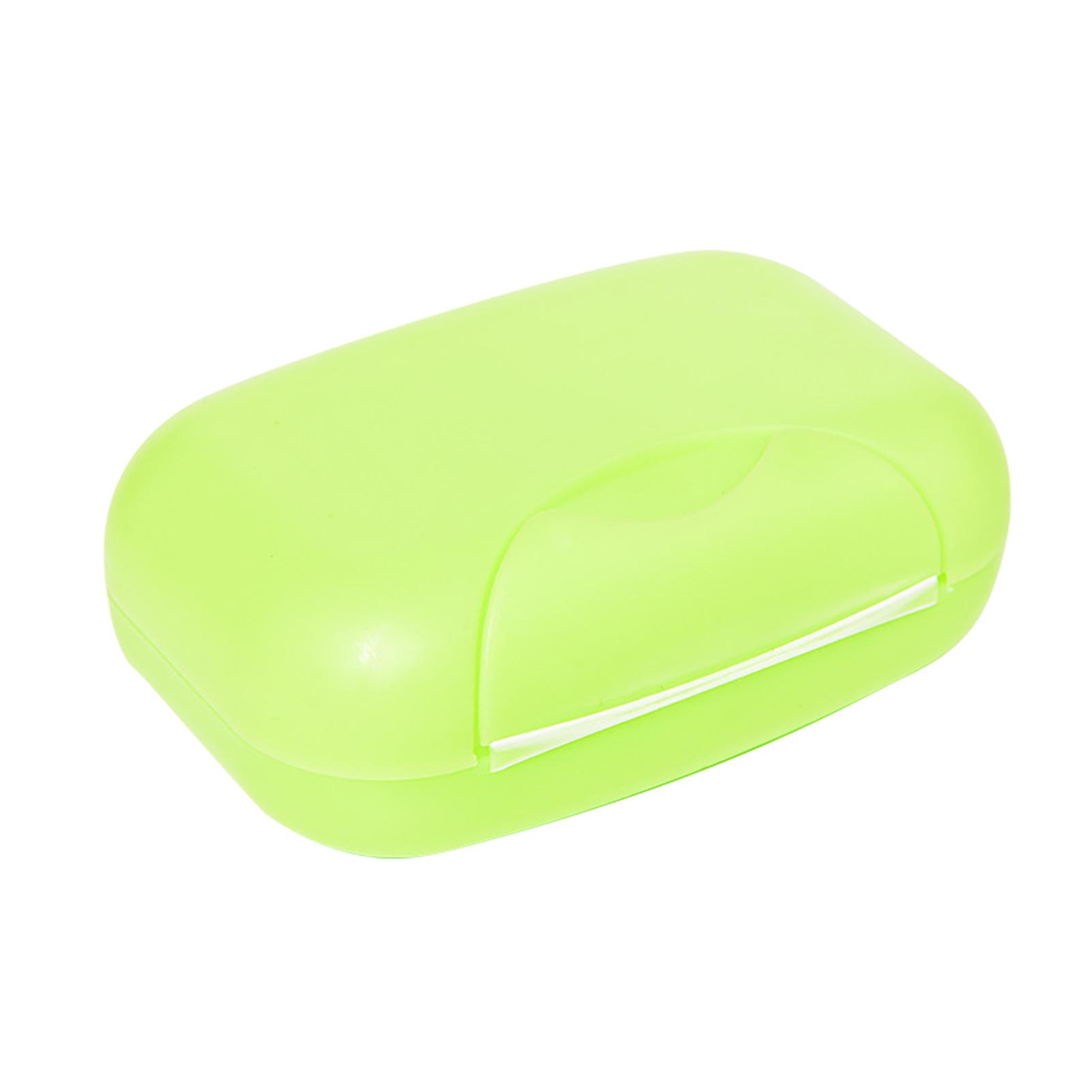 

Дорожный контейнер для мыла, водонепроницаемый портативный держатель для мыла, герметичный ящик для мыла для дома, отеля зелёный