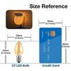 Hcnew ampoule c7 e12 220v led, 0.5w petite ampoule de rechange vintage edison pour veilleuse-guirlande lumineuse à la noix de coco
