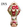 Weiche Stoff Bastelbedarf Weihnachten Heißluftballon DIY-Set, 3D Filz Hängende Dekoration Nähen Nikolaus Projekte für Erwachsene Schneemann Rentier