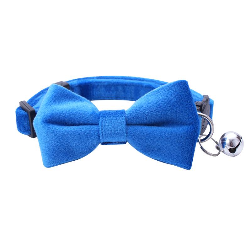 Pet Safety Bowknot Collar with Bell and Anti-Choke Buckle for Cats and Puppies