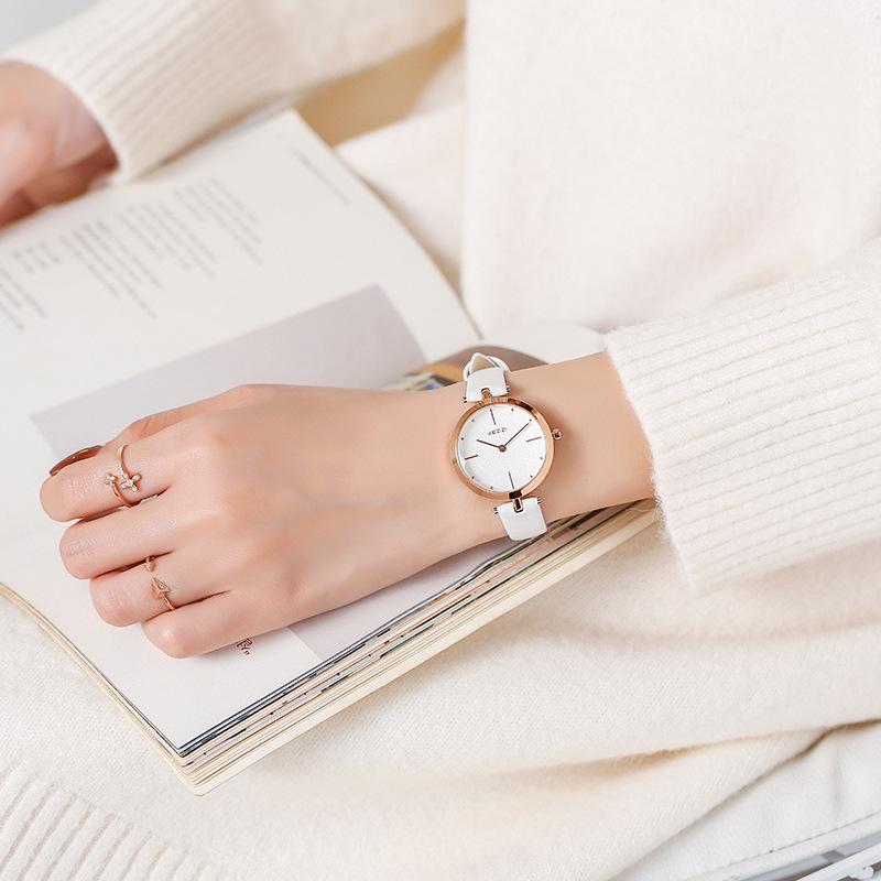Women's Watch Fashion Trend Simple Student Waterproof Quartz Retro Ins Style Women's Watch