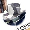 Mountaineering Top Hat Western Cowboy Hat Retro Retro Color Matching One-Word Jazz Hat