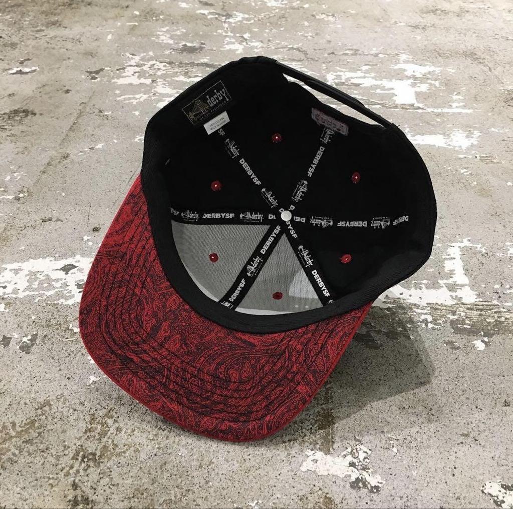 [USED] SALE! Derby Snapback Cap Black/Red