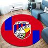 FC Viktoria Plzen Round Area Rug,Carpet Rug for Living Room Bedroom Sofa Playroom Decor,Non-slip Floor Mat