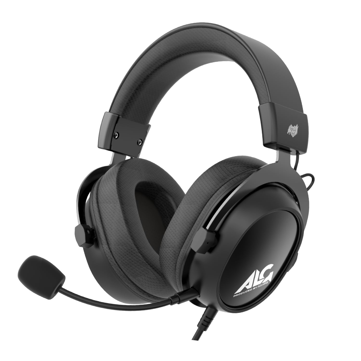 

Allone Wired Gaming Stereo 16 x x 22 Noise Microphone Mute Headset, Black, 9.7 cm, E-Sports, Cancelling, Function, Lightweight, ALG-GMHS7BK чорний