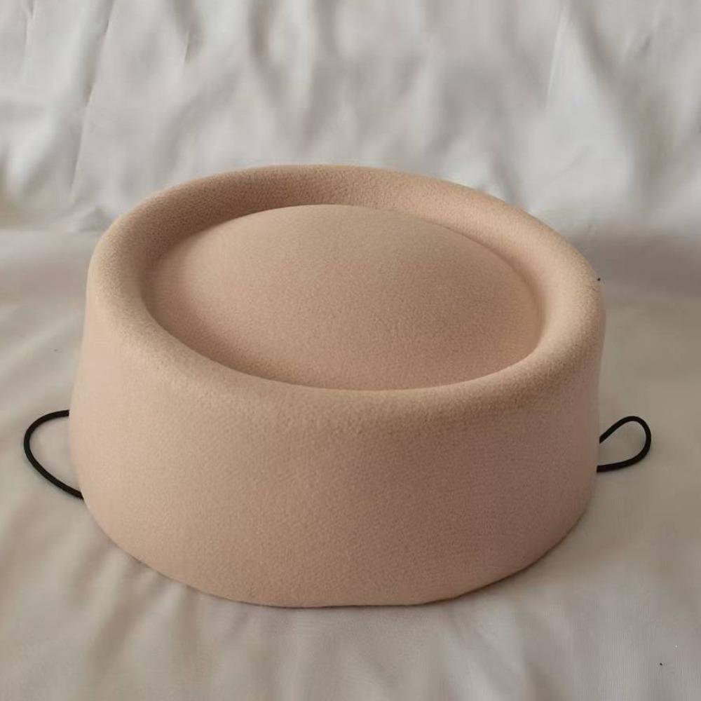 Fedoras Pillbox Hat Elegant Fedora Hat Fashion Flat Cap Banquet