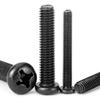 Black Cross Round Pan Head Machine Screw Set for Watches and Glasses