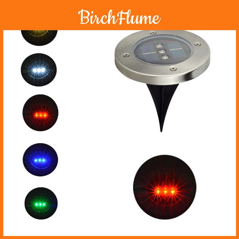 Elegant Led Solar Powered Underground Buried Light Lamp For Garden And Road Decoration