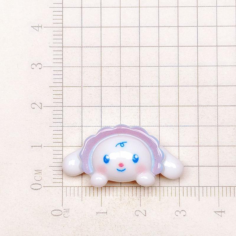 10 Pcs New Mini Kawaii Cartoon Puppy ,Cloud Series Resin Scrapbook Diy Jewelry Children Gift Hairpin Accessories A21