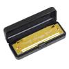 1-Piece Colorful Harmonica 10 Hole 20 Tone C Key ABS Eco-friendly Plastic Parts in Red Silver Black