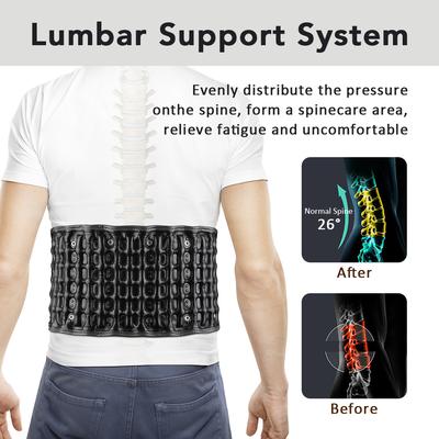 Unisex Decompression Lumbar Support Belt Waist Air Traction Brace Spinal Back Relief Belt Backach Pain Release Massager