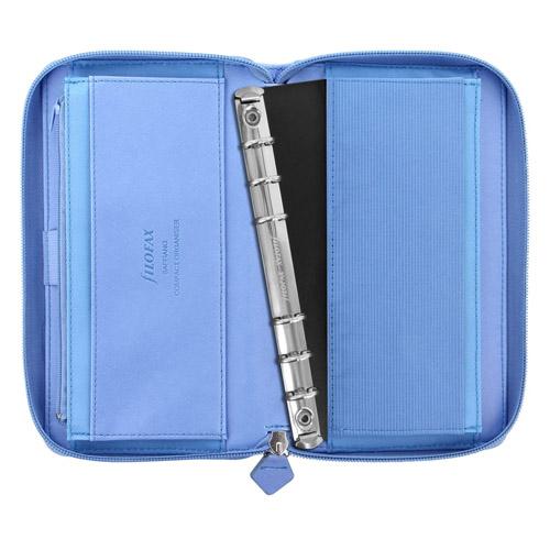 Filofax Filofax Saffiano Personal Compact Zip Organiser (Vista Blue)