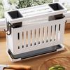 Detachable Kitchen Storage Rack Carbon Steel Cutlery Display Organizer Drain Rack  Home Storage