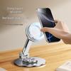 Magnetiskt 360° Roterande Vikbart Metalliskt Skrivbordsställ för Telefon