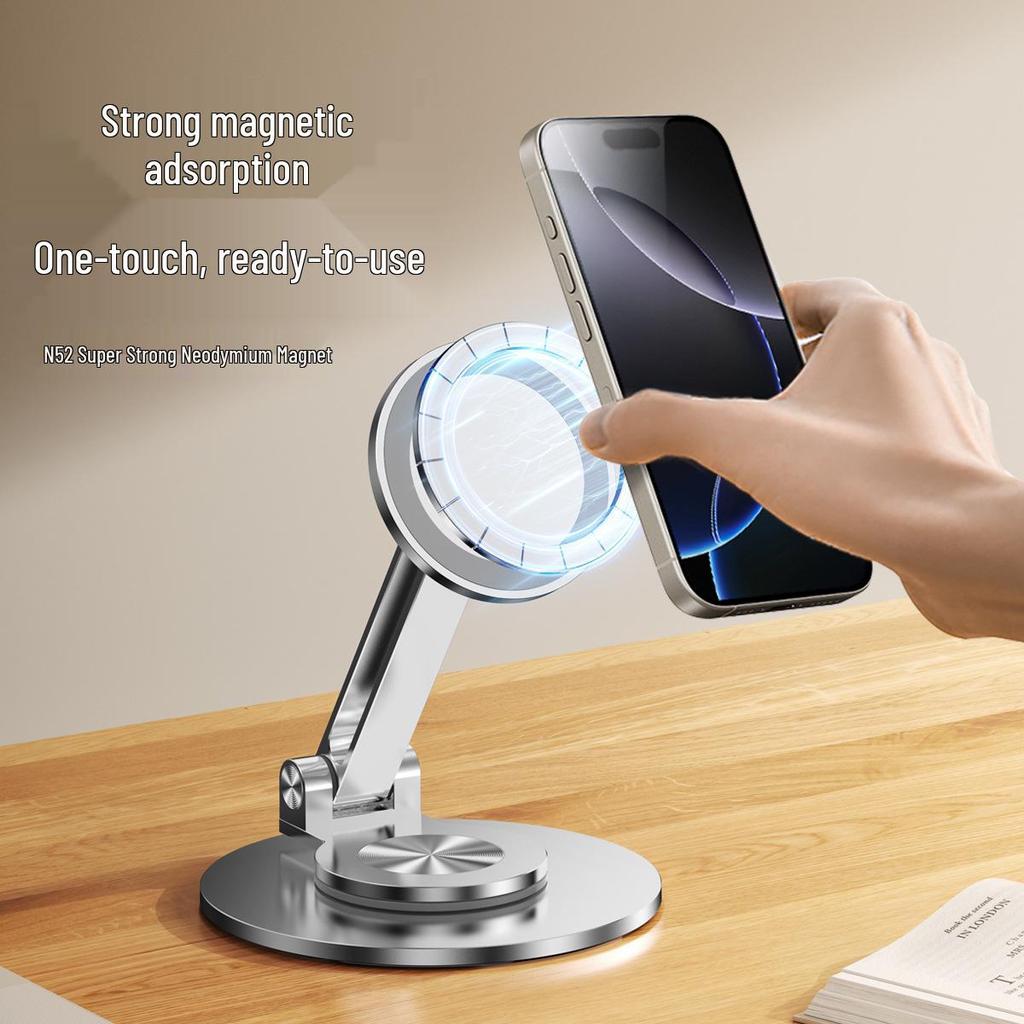360° Rotating MagSafe Magnetic Phone Holder with Foldable Design