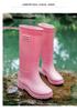 Botas de Lluvia de Caña Alta Impermeables Antideslizantes Elegantes para Mujer para Todas las Estaciones