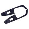 4pcs/Set Door Window Lift Switch Panel Cover Trim Sticker Carbon Fiber Style Vinyl Fit for Hyundai Elantra 2017-  LHD