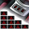 New Car Interior Badge Sticker Steering Wheel Dashboard Decal For Mitsubishi ASX Lancer Pajero Outlander L200 EVO Lancer EX