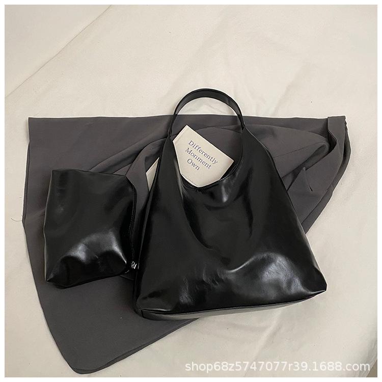 Summer Super Popular Large-capacity Bag Women's 2025 New Simple Casual Shoulder Underarm Bag Commuter Tote Bag