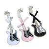 Sweet Bows Hair Slides Black/White/pink Bangs Hairclip Y2K Vintage Style Hair Accessory Mini Guitar Star Hairpins