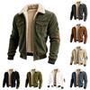 Herren Color Retro Kapuzenjacke - Gefüttert für Winter-Outdoor-Aktivitäten