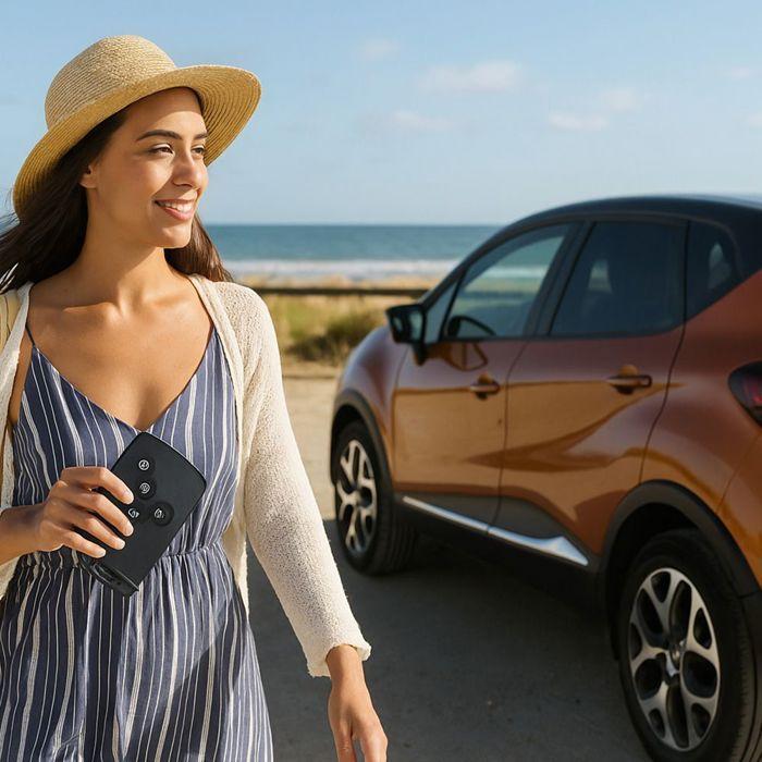 Coque de Clé Renault 4 Boutons – Compatible Modèles Captur, Clio 4, Megane 3, Zoe