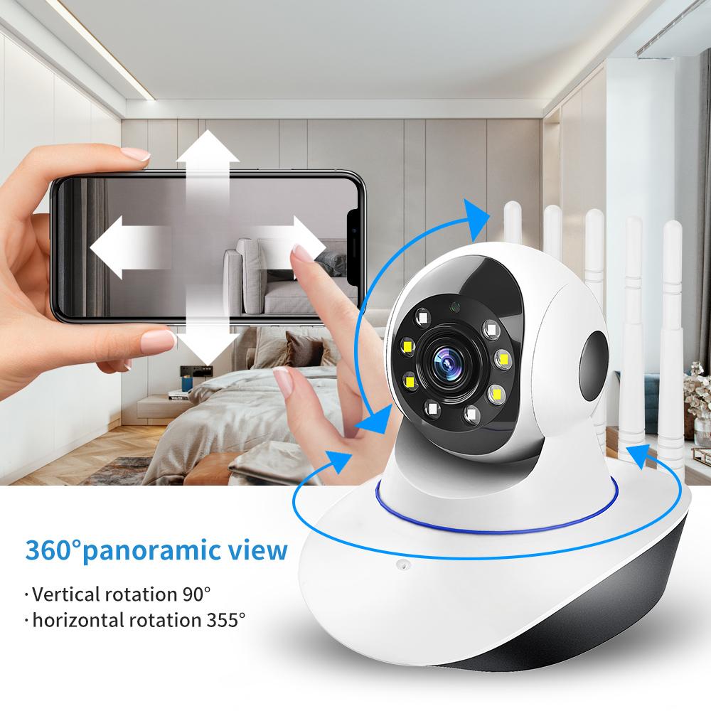Cameră IP fără fir HD CCTV 5G WIFI Cameră PTZ Protector de securitate Cameră de supraveghere Smart Auto Tracking Baby Monitor