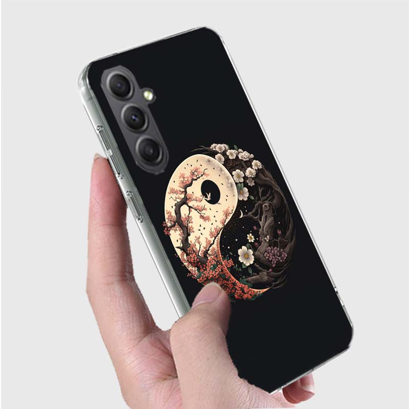 Eight Diagrams Taiji Yin Yang Phone Case for Samsung A16 A26 A36 A56 A17 A37 A57 A07 A06 A02S A03 A04S A05S Galaxy Note 20 10 A5