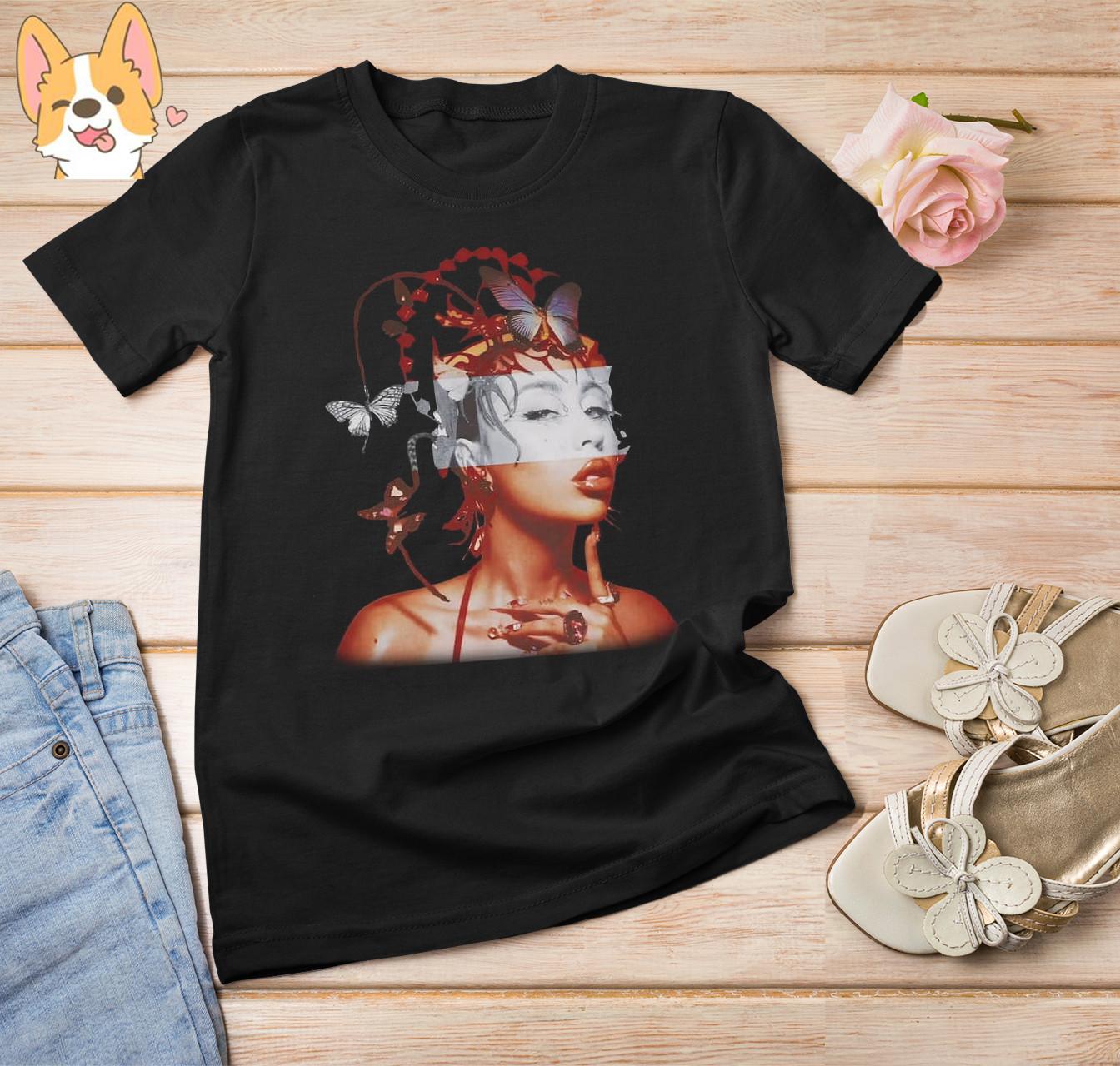 New Kali Uchis Shirt, Red Moon in Venus Black ALl size Shirt XX574 S