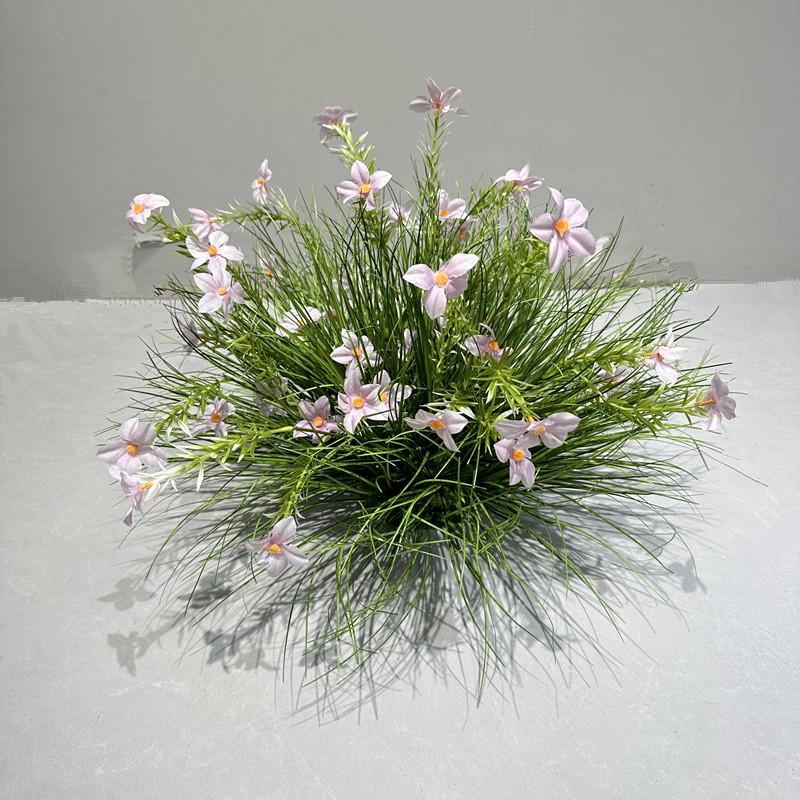 Artificial Grass Ball Ornament for Indoor Landscaping and Photography 