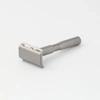 YAQI Ghost 90DC Cross Grain Pattern Titanium LightWeight Safety Razor 0.90mm Blade Gap Provide Comfortable Precise Shave For Men