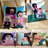 S-Steven AnimeUniverse Pillow Case Anti-dustmite Pillowcase Invisible zipper silky Sofa cushion cover