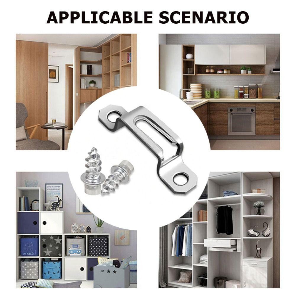 Bracket Cabinet Connector Hidden Screw Fastener Fixed Screw Furniture Fastener Wardrobe Assembly