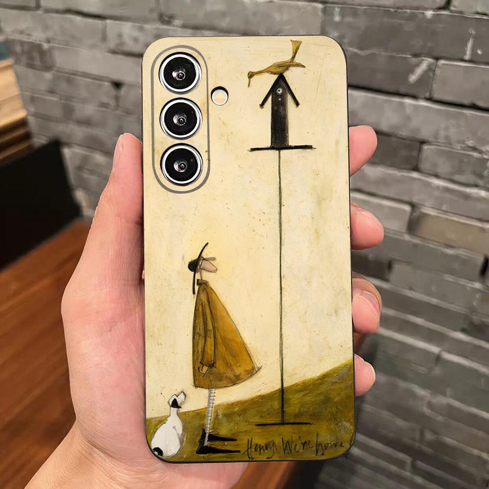 Sam Toft Art Abstract Landscape Phone Case For Samsung S26 S25 Edge S24 S23 S22 S21 S20 Ultra Plus Fe Galaxy Silicon Cover