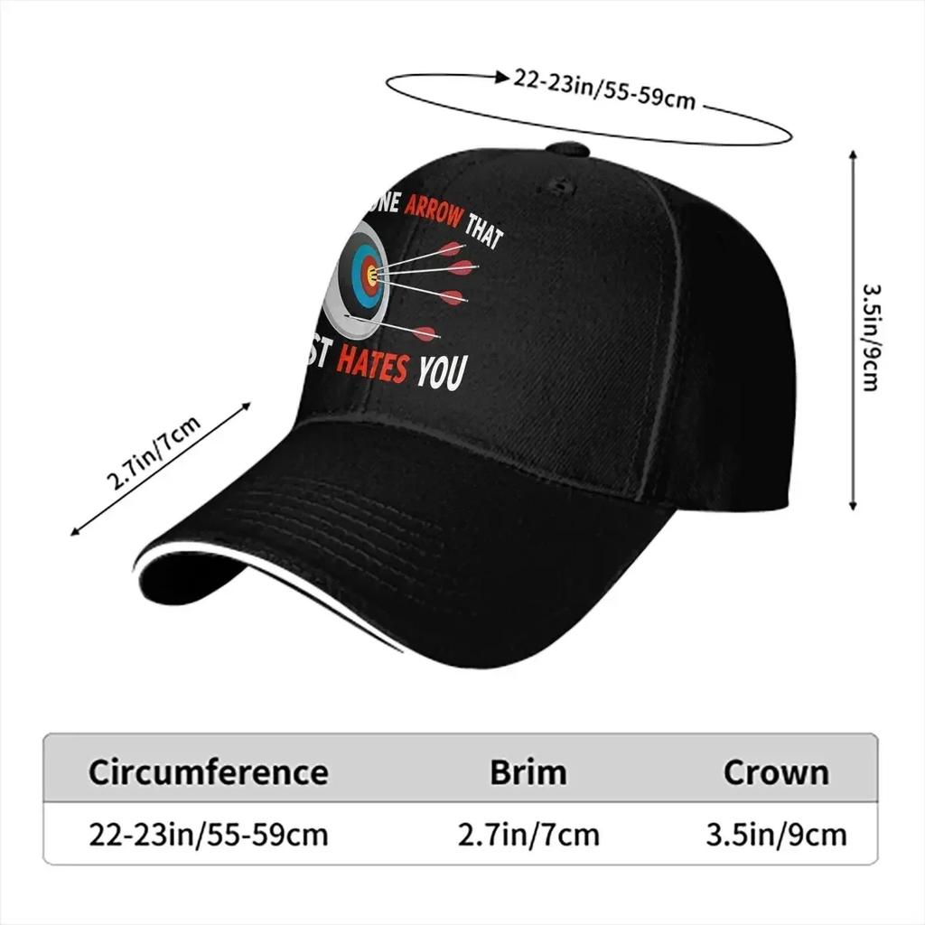 The One Arrow That Just Hate You Baseball Cap Men Hats Women Visor Protection Snapback Archery Caps