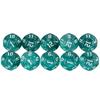 Polyhedral D12 Dice 10pcs 12 Sided Double Color with Glitter Dice for Role Playing GameD&D Boardgame Dice Set