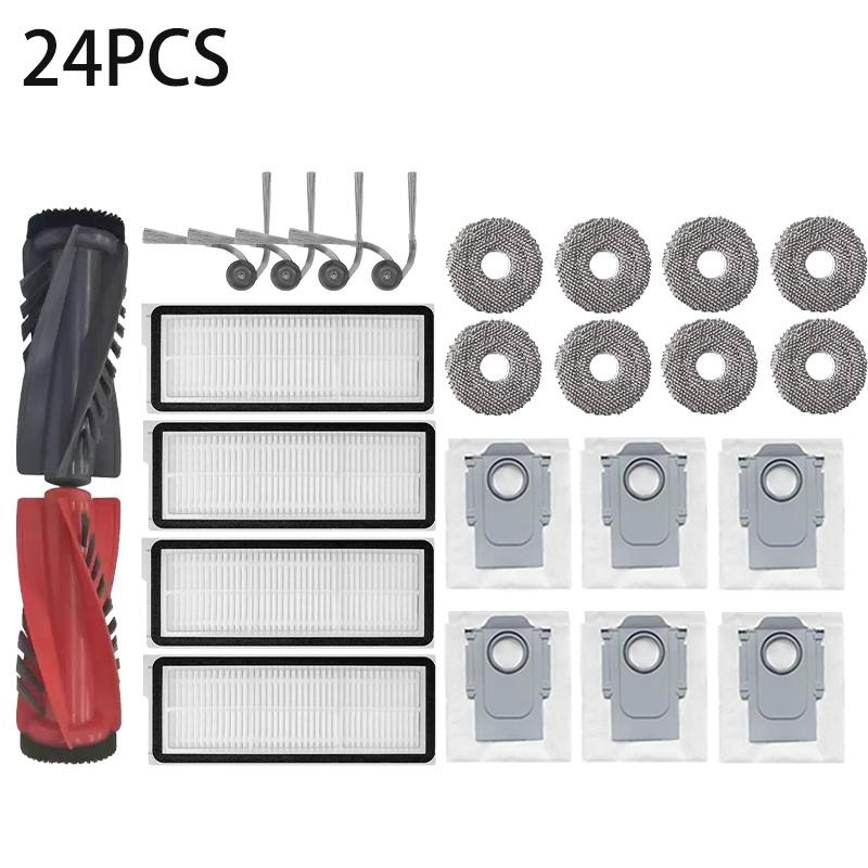 Saugroboter Für Roborock Qrevo Edge / EdgeC / Edge S5A 5V1 Staubsaugerteile Hauptbürste Seitenbürste Hepa-Filter Mopptuch D