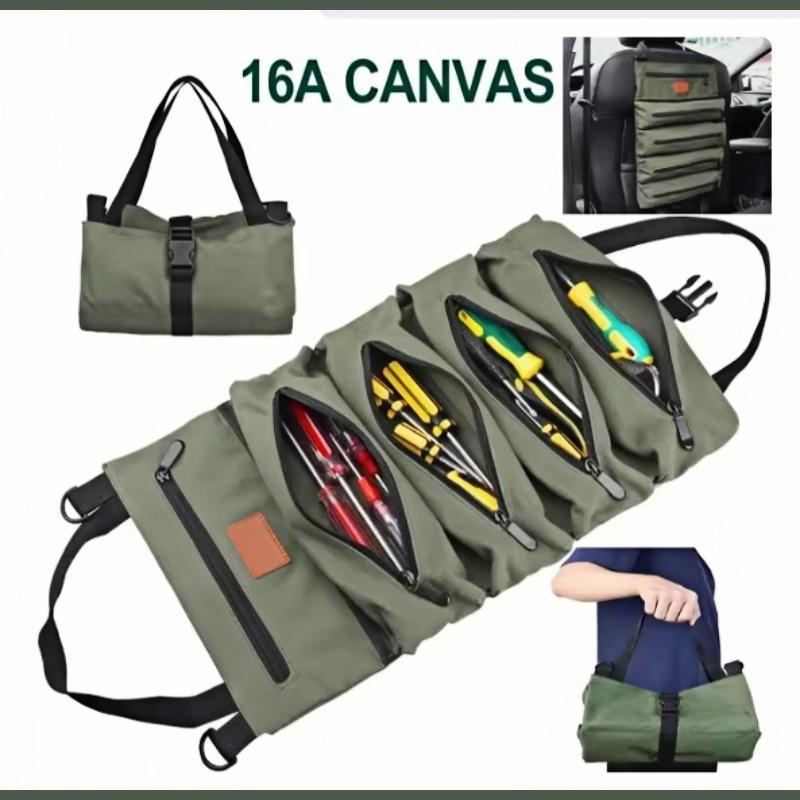 Export Images Tool Bag Organizers Multi-function Large Tool Organizer Bag Heavy Duty Roll Up Tool Bag Organizer Carrier Bag Cam