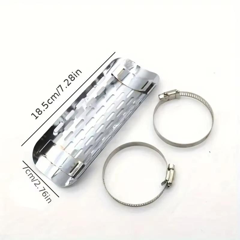 Motorcycle Exhaust Heat Shield | Harley Retro Modification Accessory | Motorcycle Heat Protection Plate