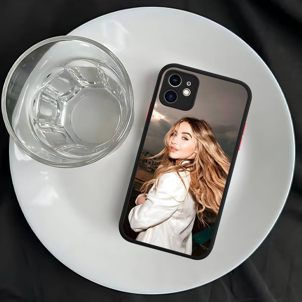 Singer S-Sabrina C-Carpenter For IPhone 16 13 15 11 12 14 Pro Max 15 16 Plus X XS MAX Matte Phone Cover