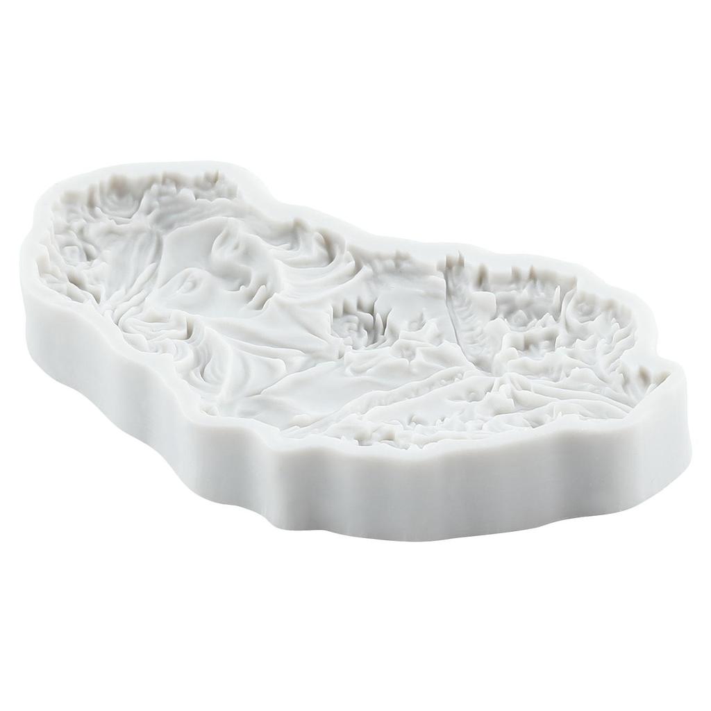 Goddess Silicone Molds Flower Lady Fondant Mold Cake Decorating Tools Cupcake Topper Chocolate Candy Craft Gum Paste Polymer Clay