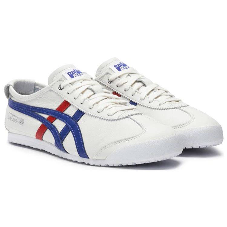 ONITSUKA TIGER Mexico 66 Lightweight Comfortable Leather Slip Resistant Durable Low Top Casual City Commuting Running Shoes 1183C126-100