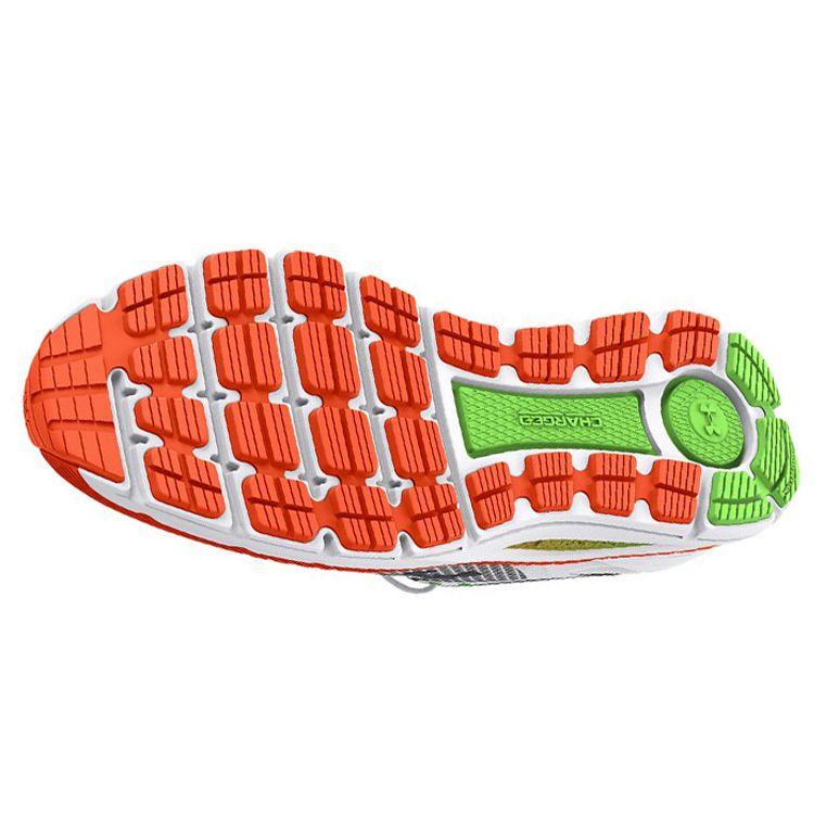 Under Armour Charged Comfortable Sports Fabric Low-Top Casual Running Shoes Men Sneakers White 3023549-108