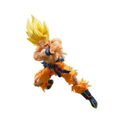 Action Figure - BANDAI SPIRITS - Super Saiyan Son Goku - 14.5 Cm - Dragon Ball - Kamehameha