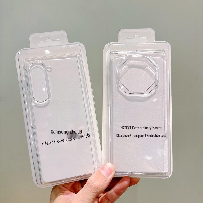 Samsung Z Flip 6 Transparent Hard Shell Protective Case